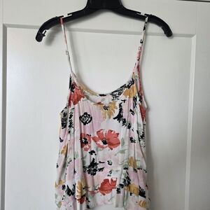 Floral Spaghetti Strap Top